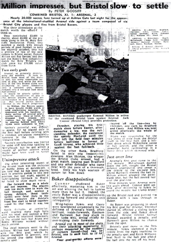 6th September 1962 with newspaper clippings Watford v Colchester United 1962/63 