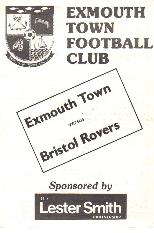 FOREST GREEN ROVERS  v  BRISTOL ROVERS FRIENDLY 5 AUG 1986 